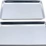 Checkered Chef Stainless Steel Quarter Sheet Pan Twin Pack 9 x 13 Inches